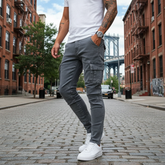 Michael | Cargo Denim Jeans