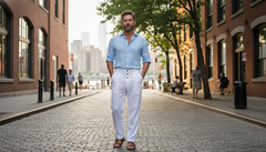 Emile | Summer Button Waist Trousers