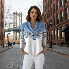 Taliah | Vintage Floral Sweater