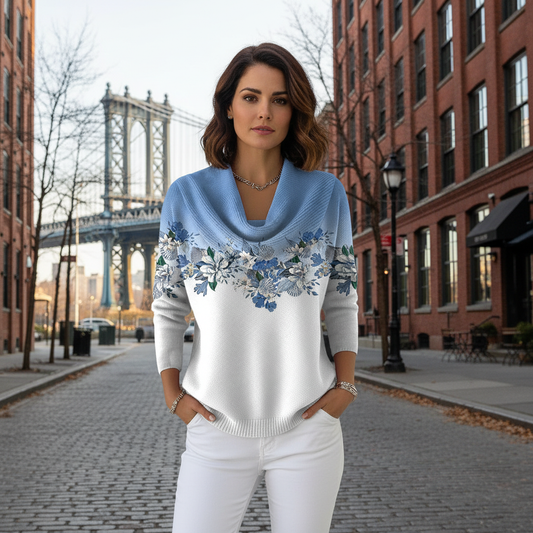Taliah | Vintage Floral Sweater