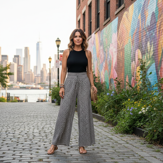 LUNARA™ - WOMEN'S WIDE-LEG TROUSERS