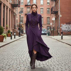 Charlotte | Asymmetrical Maxi Dress