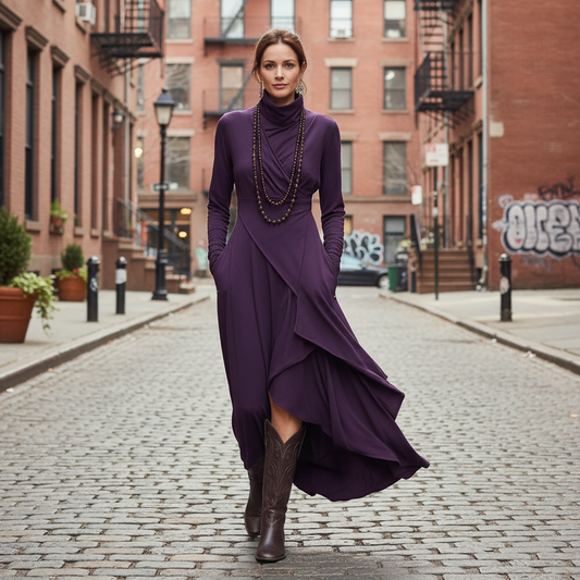 Charlotte | Asymmetrical Maxi Dress