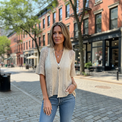 Barbara™ | Elegant Textured Top