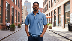 Maxime | Stylish Denim Polo Shirt for Men