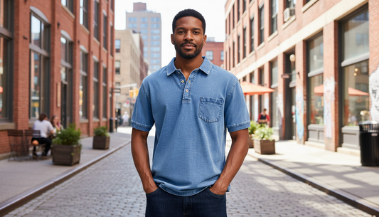Maxime | Stylish Denim Polo Shirt for Men