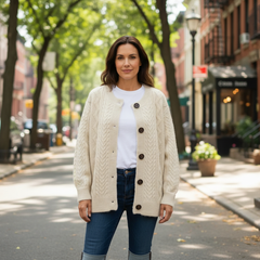 Lara | Cable Cardigan