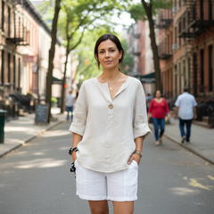 Angela™ | Casual V-Neck Blouse