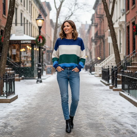 Callista | Modern Color Block Sweater