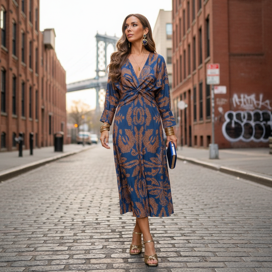Audrey | Wedding Guest A-Line Maxi Dress