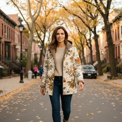 Camellia | Warm Jacket with Fleece Lining