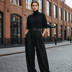 Juliet | Turtleneck & Straight Leg Pants Set