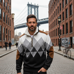 Monty | Men's Stylish Zip-Up Sweatshirt