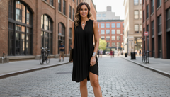 Vera | Elegant flattering dress with V-neck