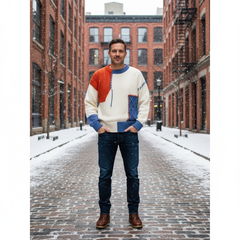 Alex | Patchwork Pullover