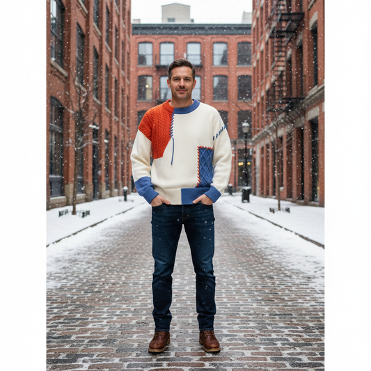 Alex | Patchwork Pullover