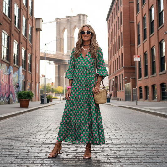 Ashley | Printed Maxi Dress