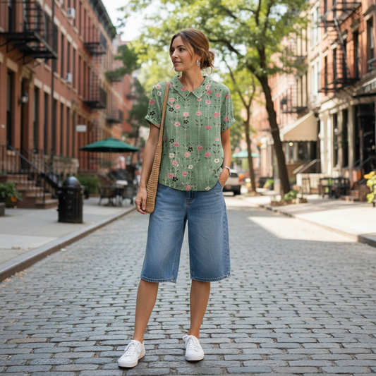 Inga | Stylish Casual Floral Blouse