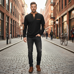 Carl | Men's V-neck sweater