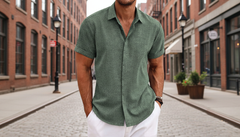 Aleandro | Stylish Casual Short-Sleeve Shirt