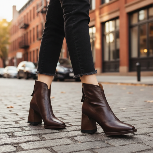 Camille | Comfortable Boots with Toe Cap