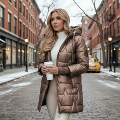 Seraphina | Luxe Long Jacket with Large Hood