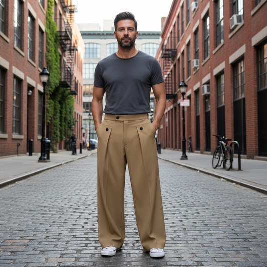 Damien | Dress trousers with pleats