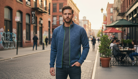 Clive | Classic Zip-Up Knit Jacket