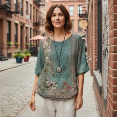 Anya™ | Retro-Inspired Blouse