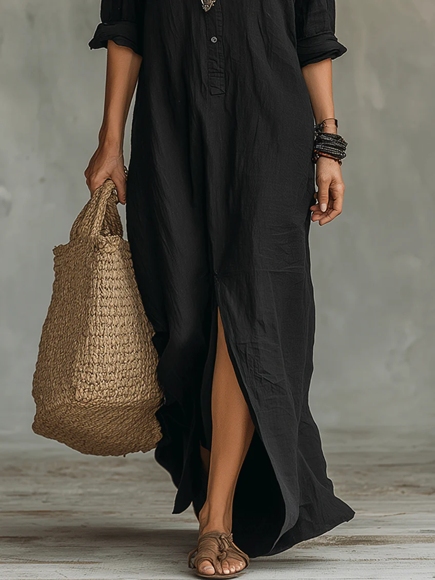 Sally | Flattering Silhouette Everyday Wear Maxi Dress