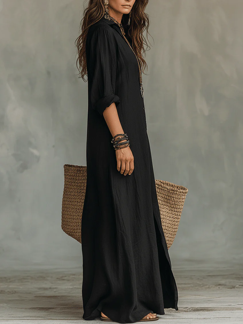 Sally | Flattering Silhouette Everyday Wear Maxi Dress