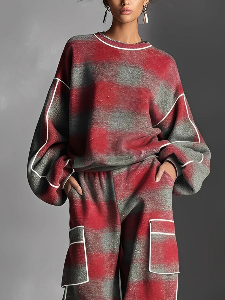 Louise | Two-Piece Check Set