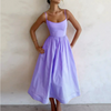 Yvonne | Elegant A-Line Graduation Midi Dress