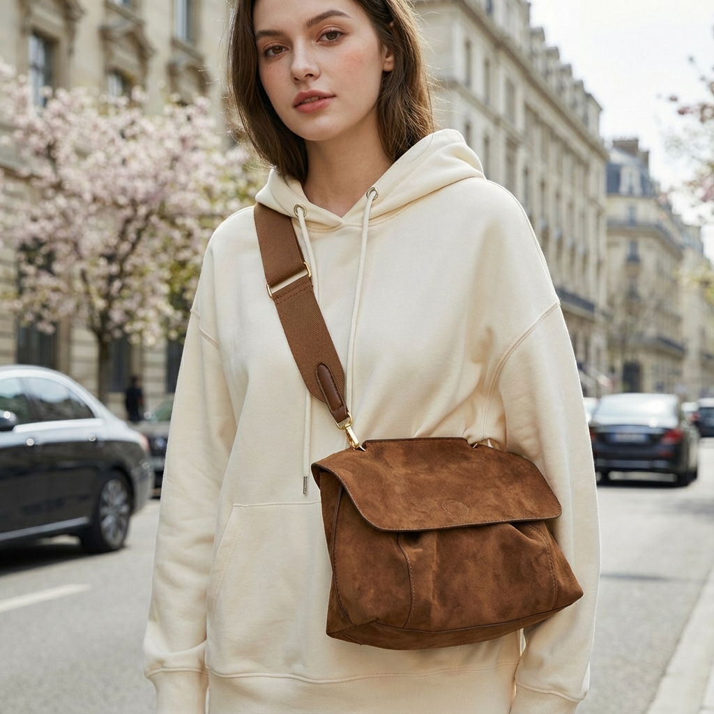 Mayla | Soft Suede Everyday Crossbody Tote