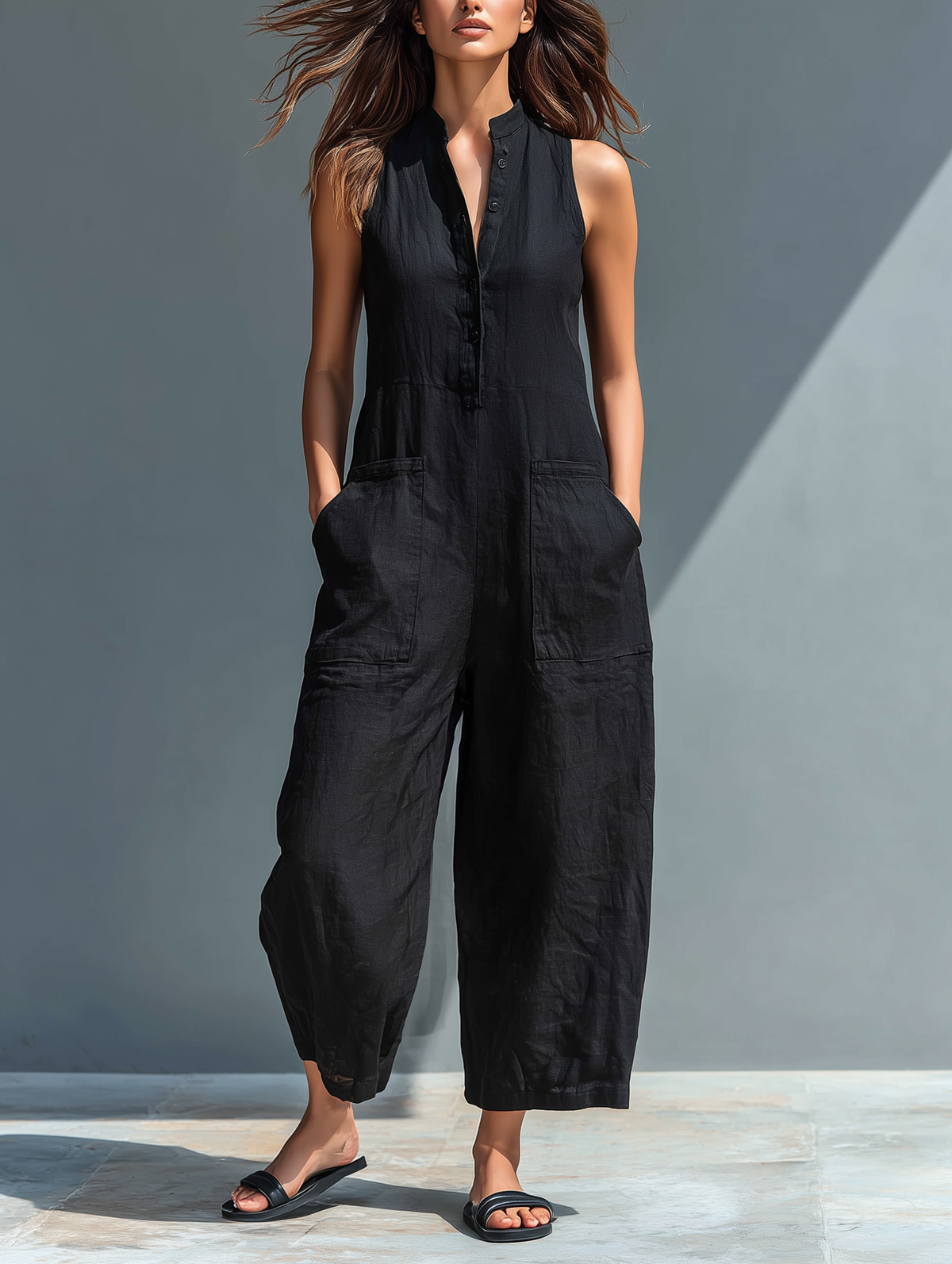 Liezel | Elegant Sleeveless Jumpsuit