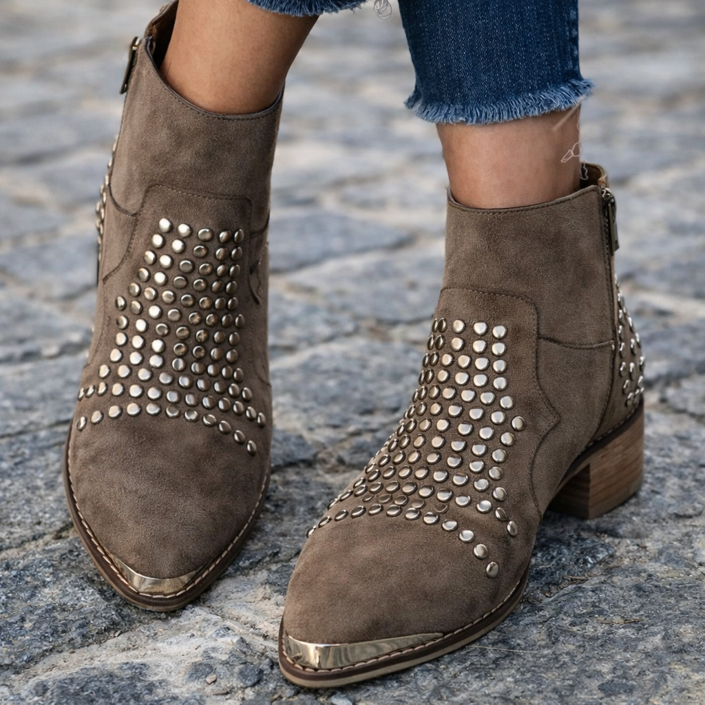 Annie | Ankle Boots with Studs