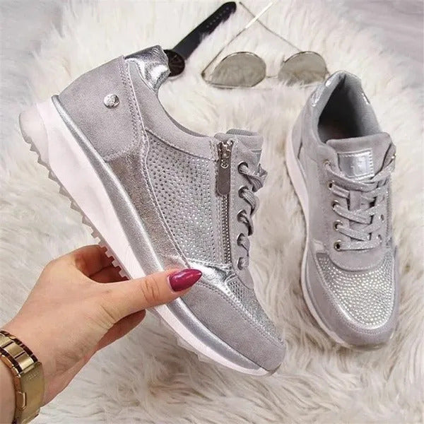 Gina | Zip-Up Orthopedic Sneakers