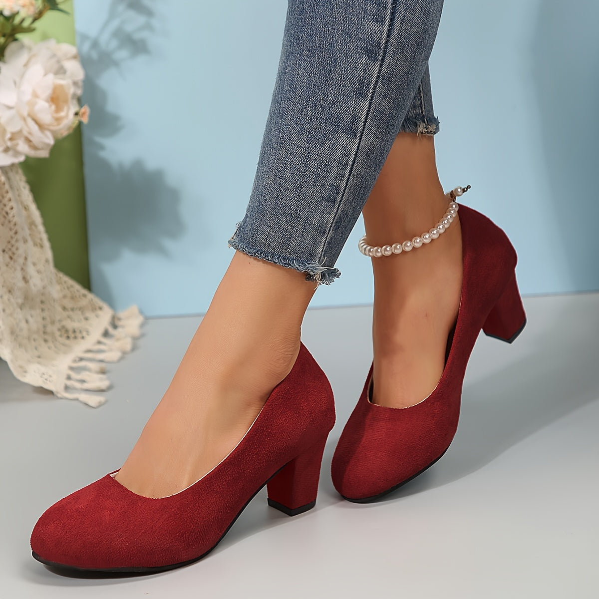 Laure | Wide-toe pumps with a stable heel for pain-free comfort