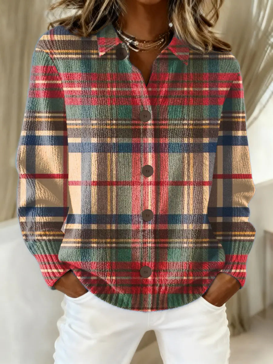 Mila | Checked Winter Sweater
