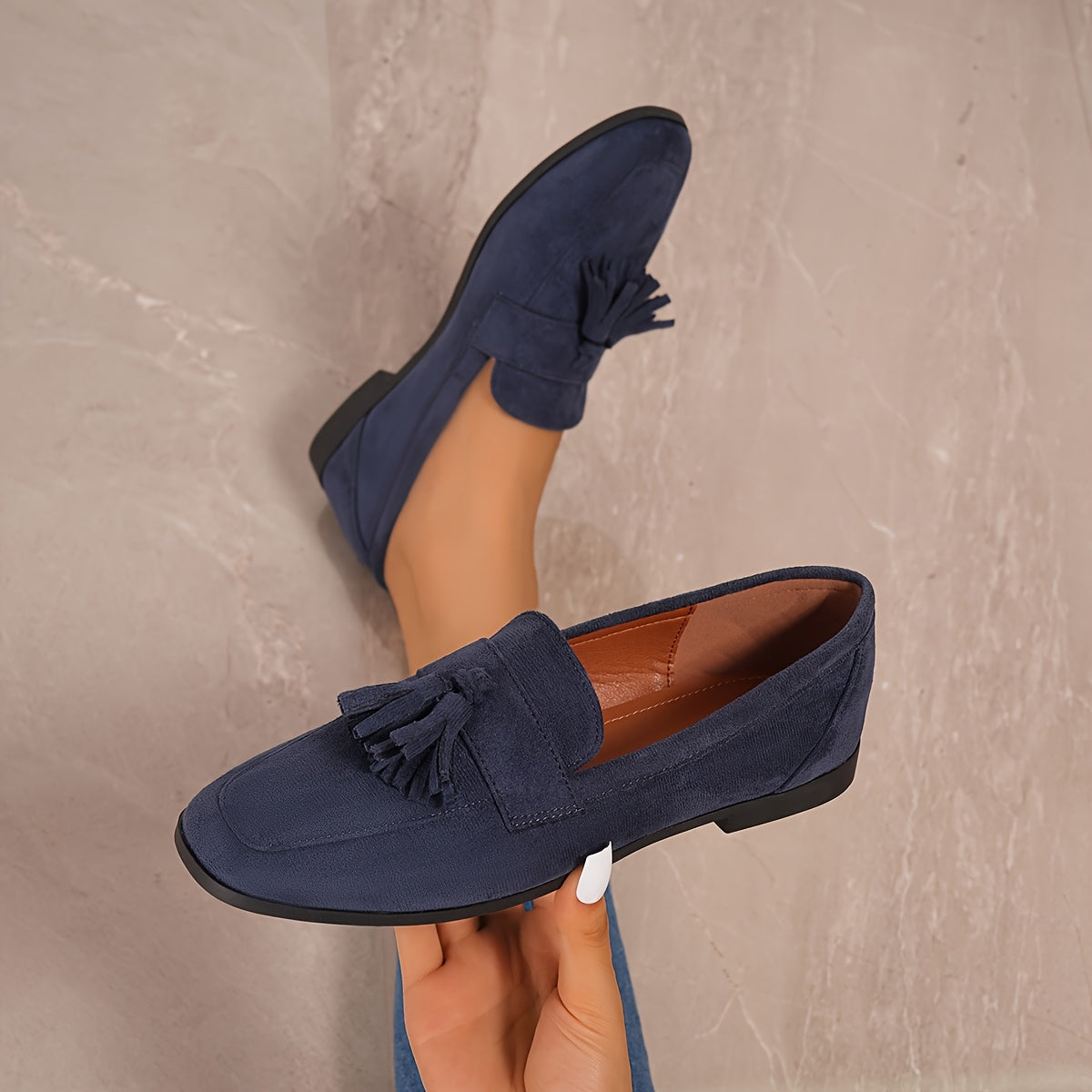Solene | Comfort Tassel Loafers