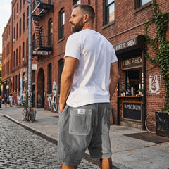 Philip | Fitted Shorts with a Refined Texture