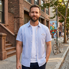 Cade | Casual Striped Shirt