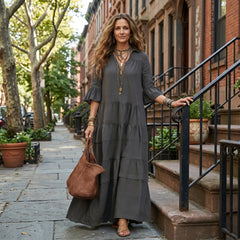 Amy | Casual Loose-fitting Half Sleeves Dress