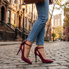 Laila | Clean Style Heeled Court Shoes
