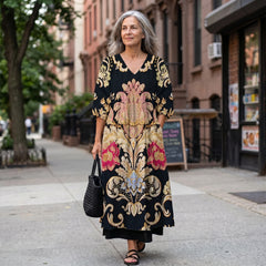 Clara | Elegant Printed Dress