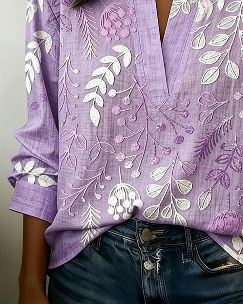 Lina | Floral Print Blouse