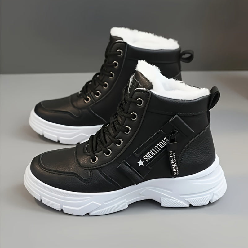 Elise | warm lace-up winter boots