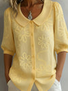Cherry | Floral Blouse With Natural Elegance