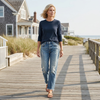 Sierra | Retro Cropped Straight-leg Jeans
