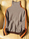 Harper | Bold Stripes High-Neck Sweater